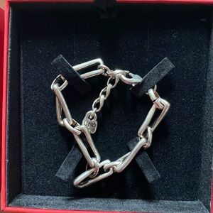 Uno de 50 sterling silver plated heavy Link bracelet. New with tags.